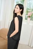  Set bộ nữ Cardina dòng Younger vải đũi thiết kế áo sát nách quần suông 