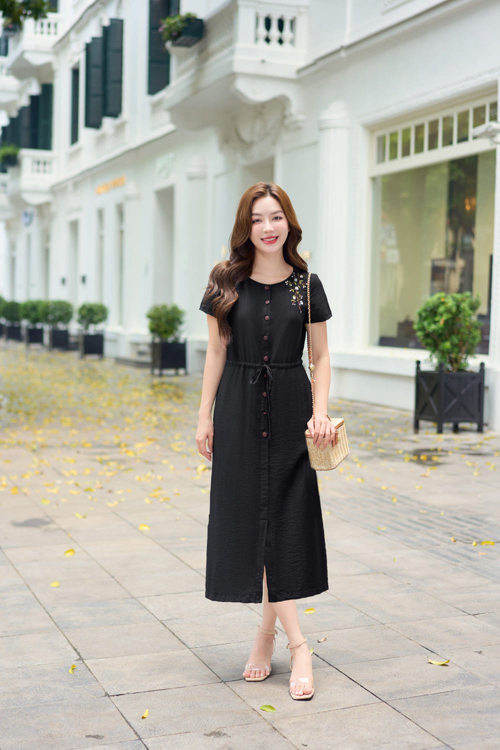 đầm suông lụa cao cấp