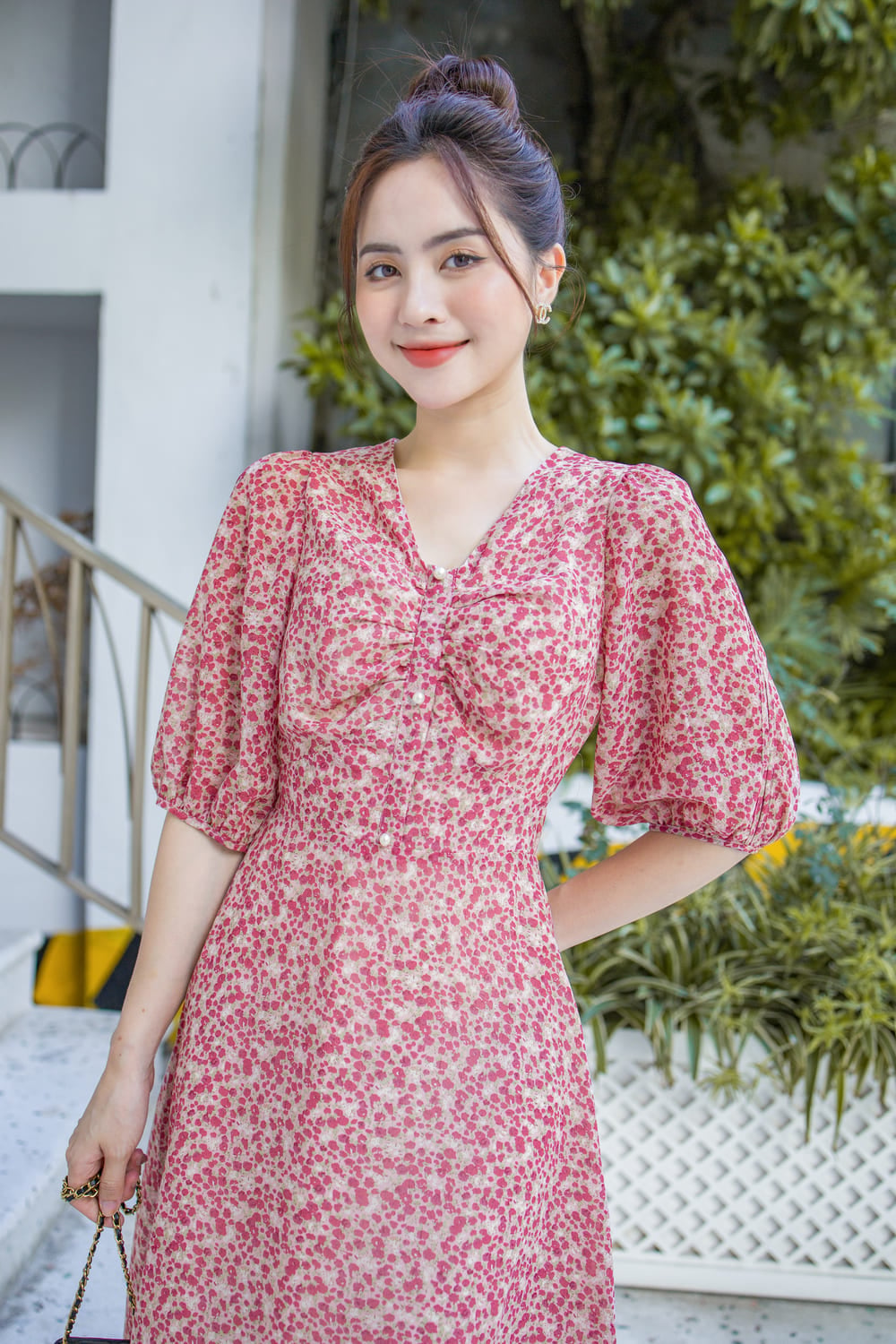 đầm suông voan