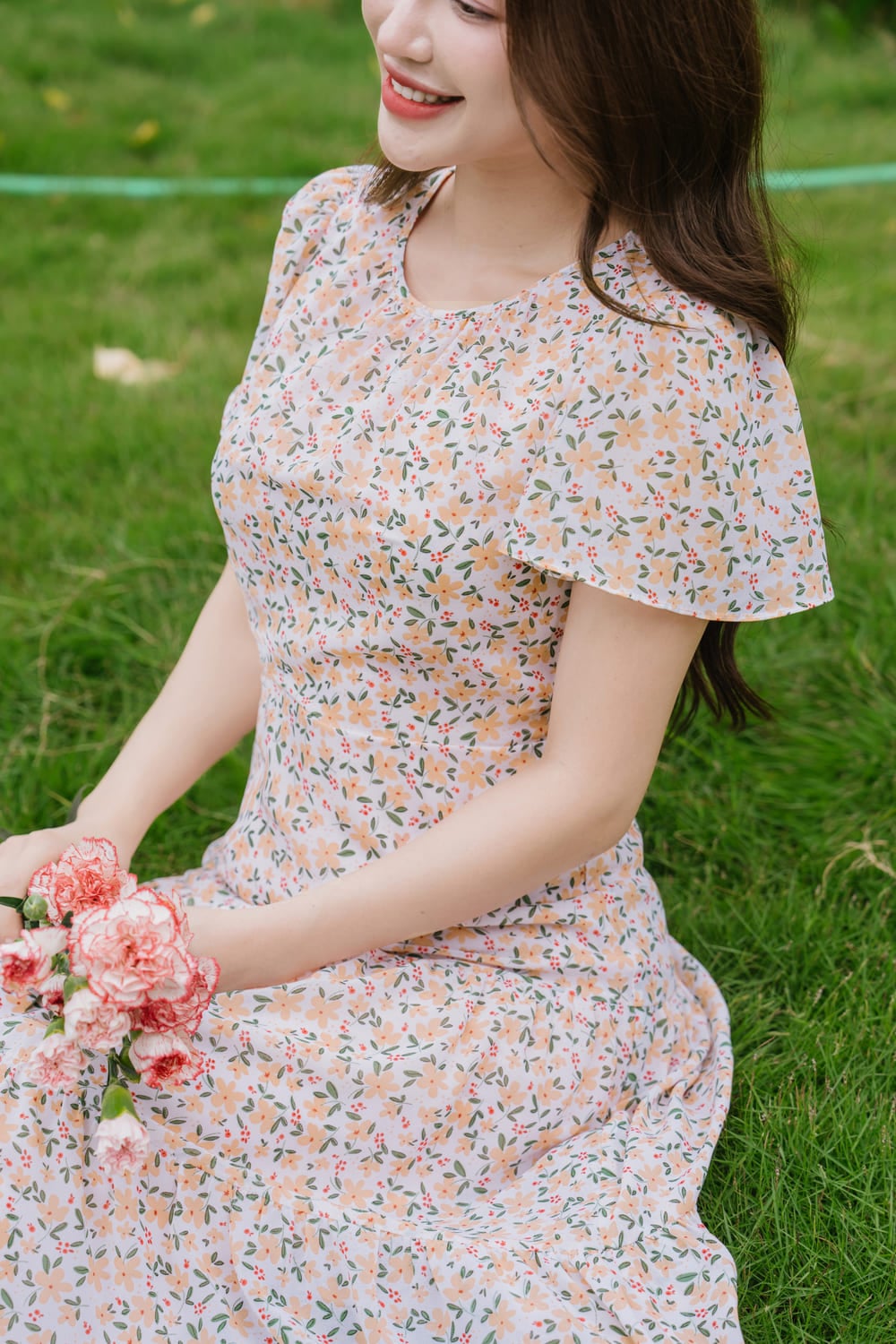 Đầm xếp tầng voan nhẹ