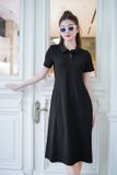  Đầm Polo nữ chất vải lacoste dáng dài chữ A cổ đức 