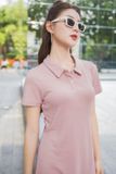  Đầm Polo Nữ Chất Vải Lacoste Dáng Ngắn Chữ A Cổ Đức Năng Động Trẻ Trung 