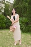  Đầm đũi cổ sâu kèm quây 