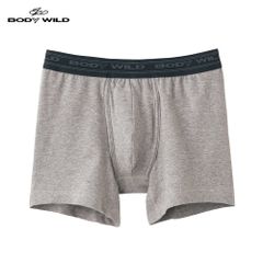 Quần boxer Body Wild cotton trơn mềm mại kháng khuẩn cao