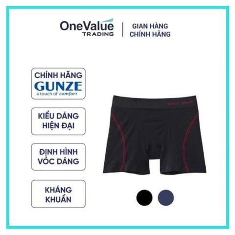 Quần boxer thế hệ mới Body Wild e-Boxer ôm dáng vải dệt ba chiều thoáng khí (họa tiết)