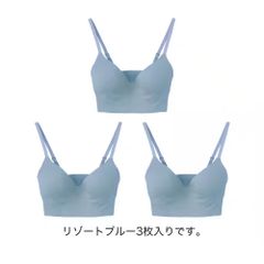 Áo ngực nữ trơn croptop không gọng không đường may Kireilabo Fitte Gunze_KB3055N