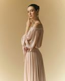  ALBA PLEATED MAXI SKIRT 