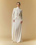  DARA CROSSED STRAP DRAPED STRETCH DRESS 