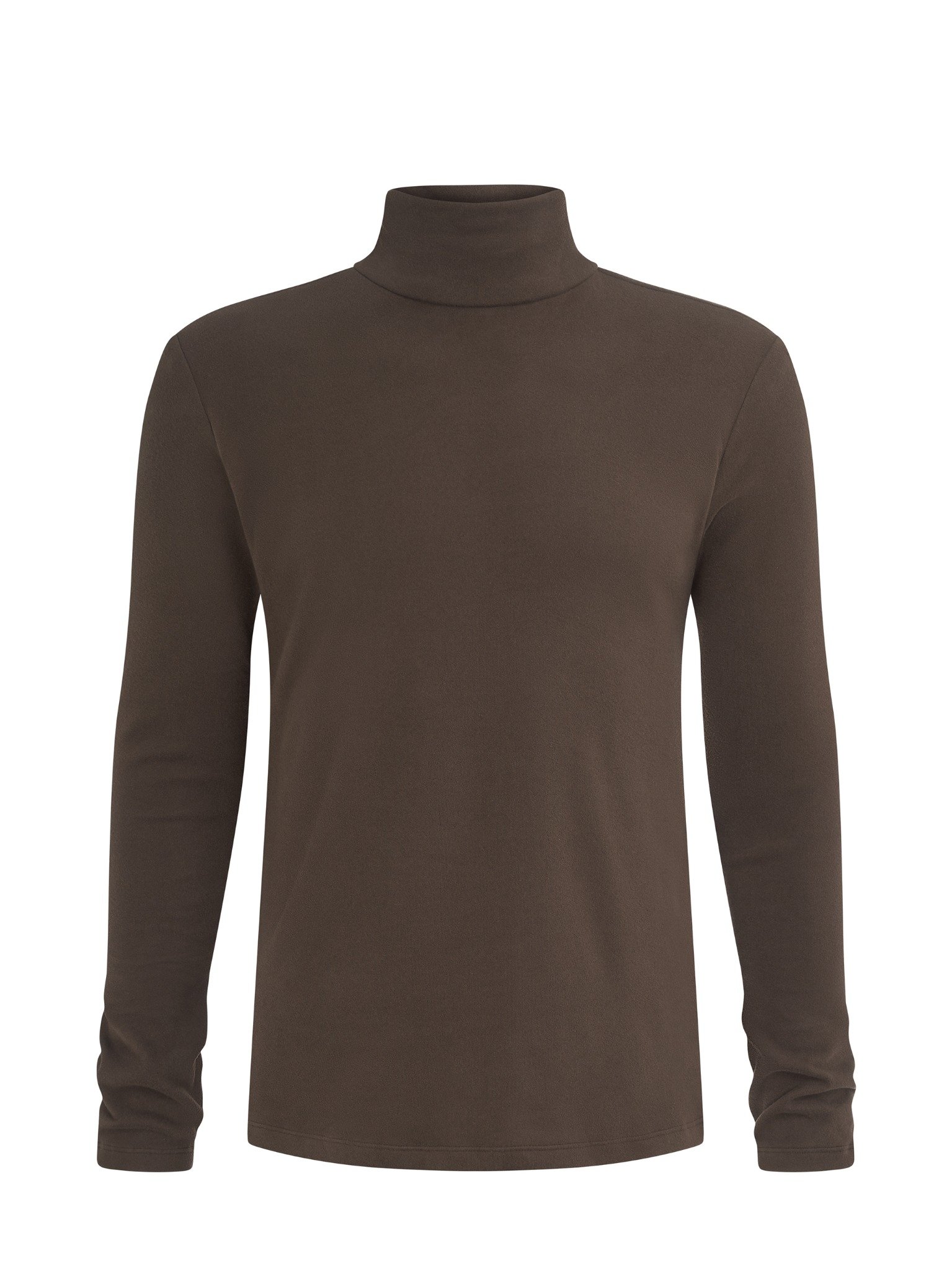  HERITAGE BROWN TURTLENECK SWEATER 