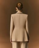  VESPER STRIPED DOUBLE BREAST SUIT JACKET 