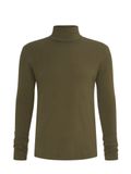  HERITAGE OLIVE TURTLENECK SWEATER 