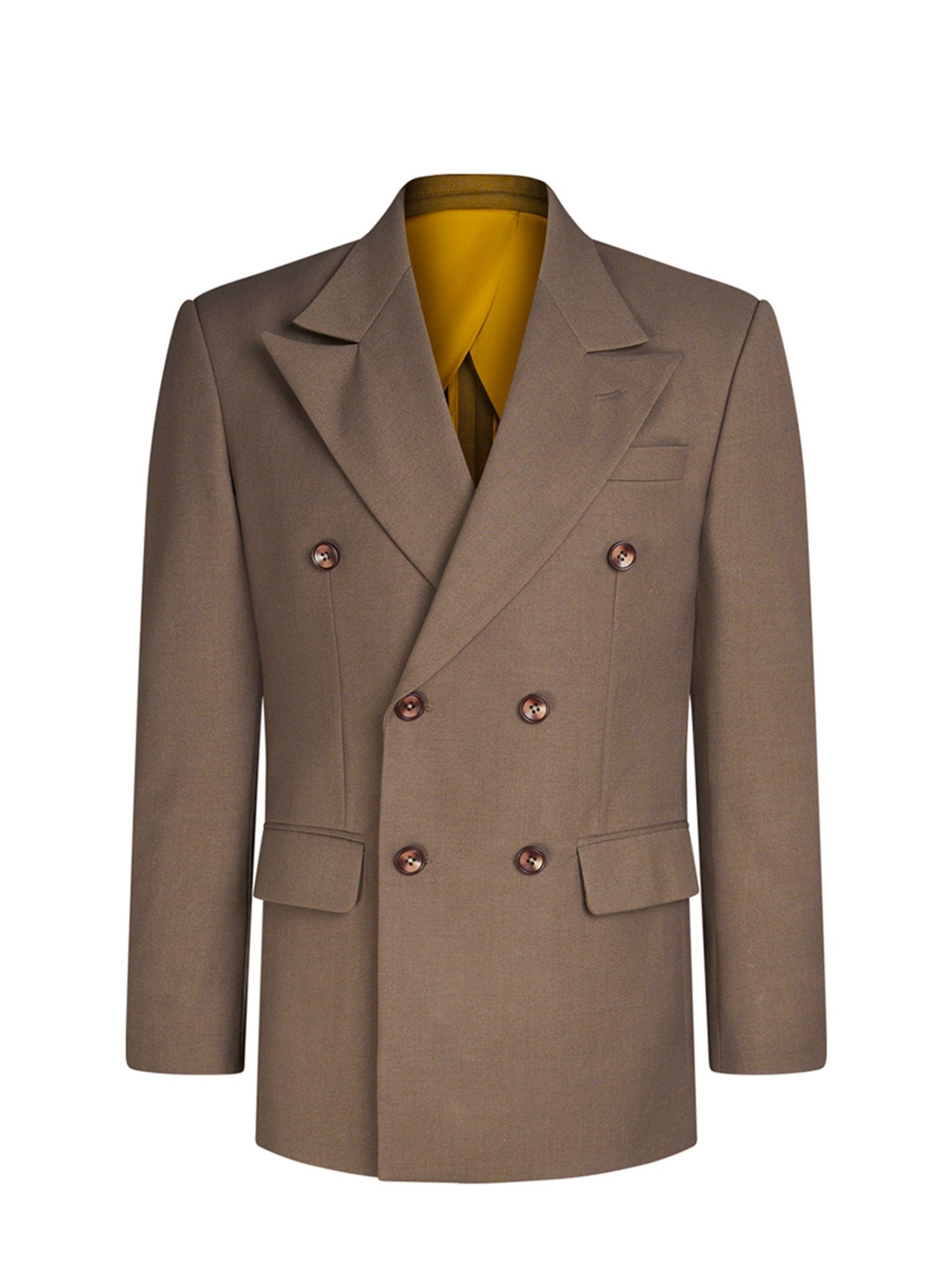  HERITAGE DOUBLE-BREASTED CASHMERE SUIT 