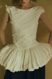  CLOUD BALLOON-DRAPED TOP 
