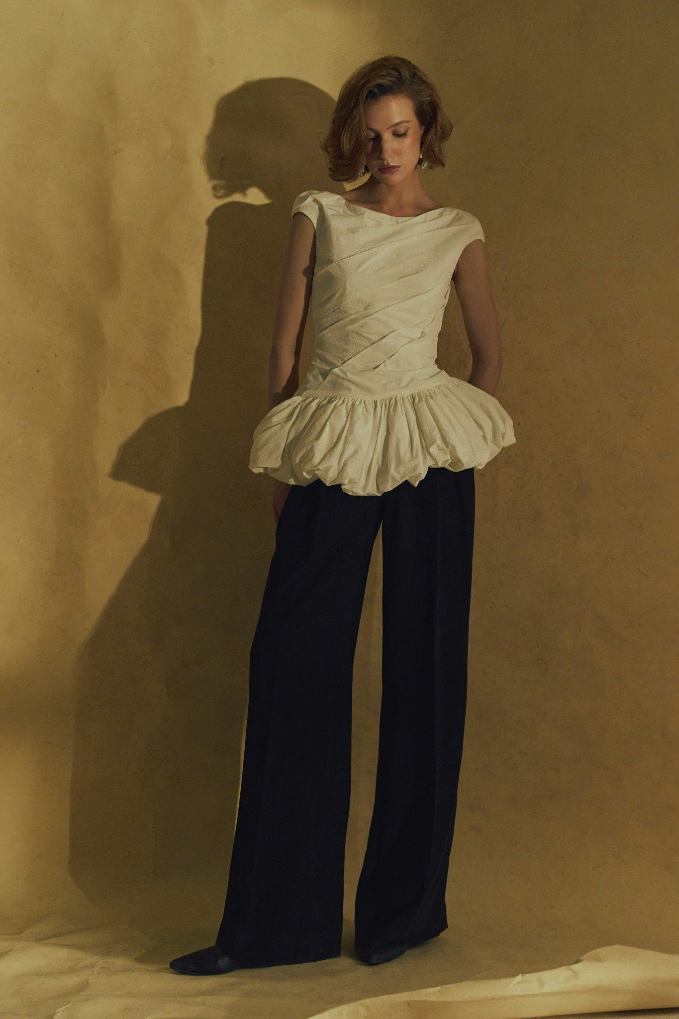  CLOUD BALLOON-DRAPED TOP 