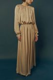  GOLDEN HAZE-RUCHED GOWN 