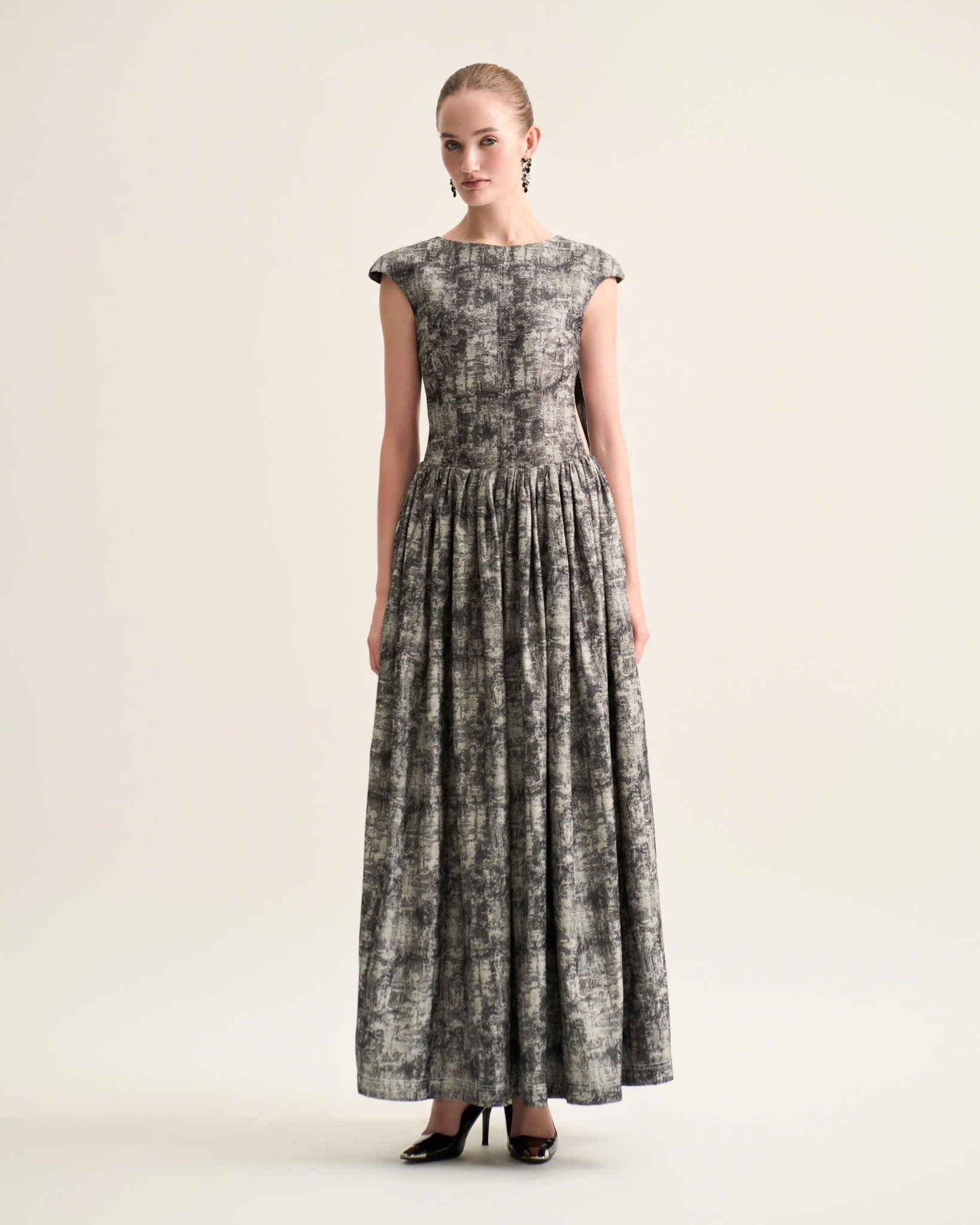  DARIA CUT-OUT COTTON MAXI DRESS 