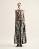  DARIA CUT-OUT COTTON MAXI DRESS 