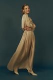  GOLDEN HAZE-RUCHED GOWN 