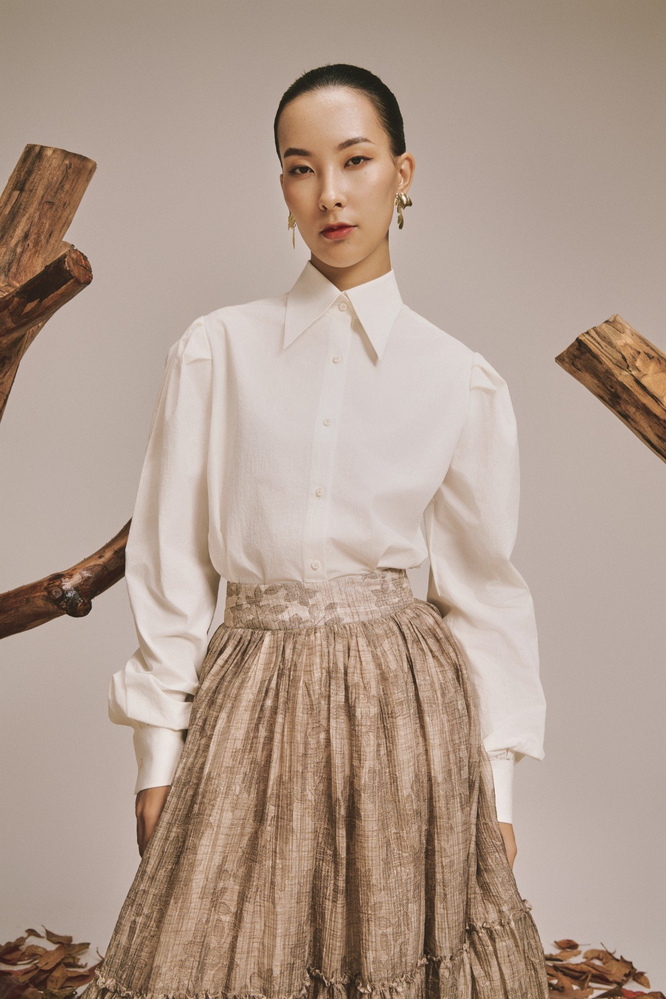  FLARE BLOUSE 