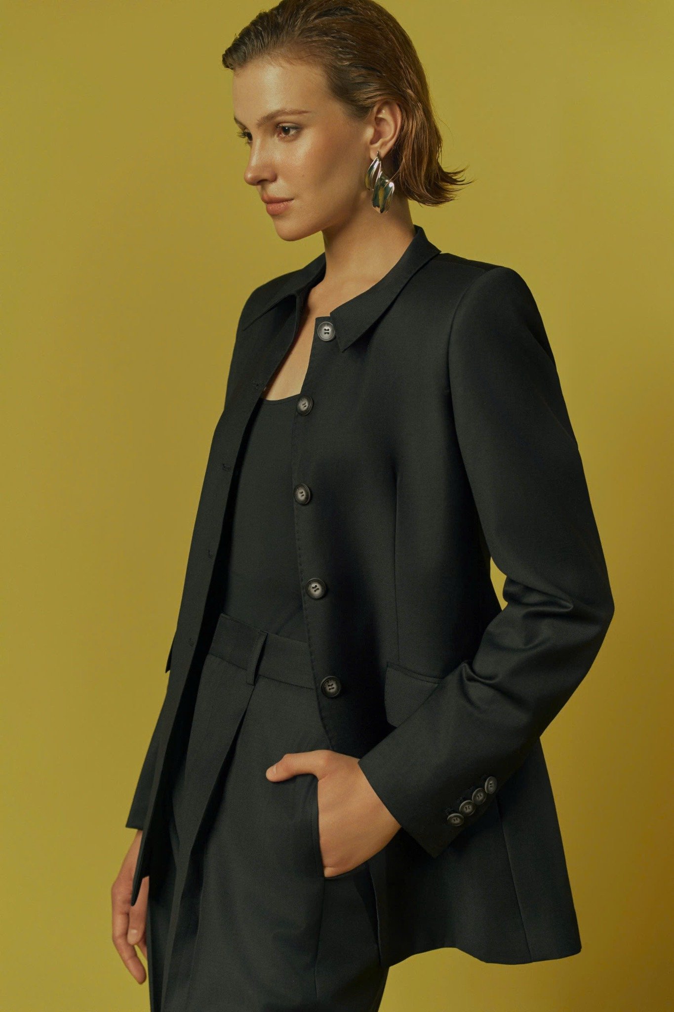  FOREST CODE – TAILORED WOOL SUIT JACKET 