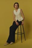  SCULPTED TAILORED VEST 