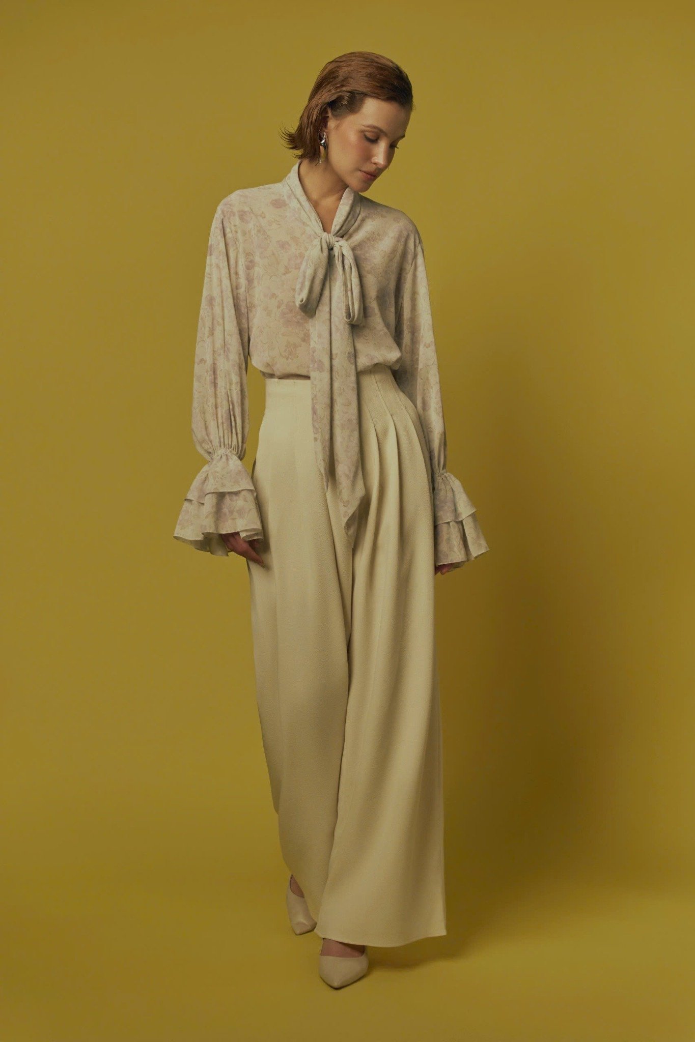  VANILA HIGH-WAISTED TROUSERS 