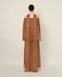  ALBA PLEATED MAXI SKIRT 