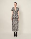  FLORA SHORT-SLEEVE COTTON BLAZER 