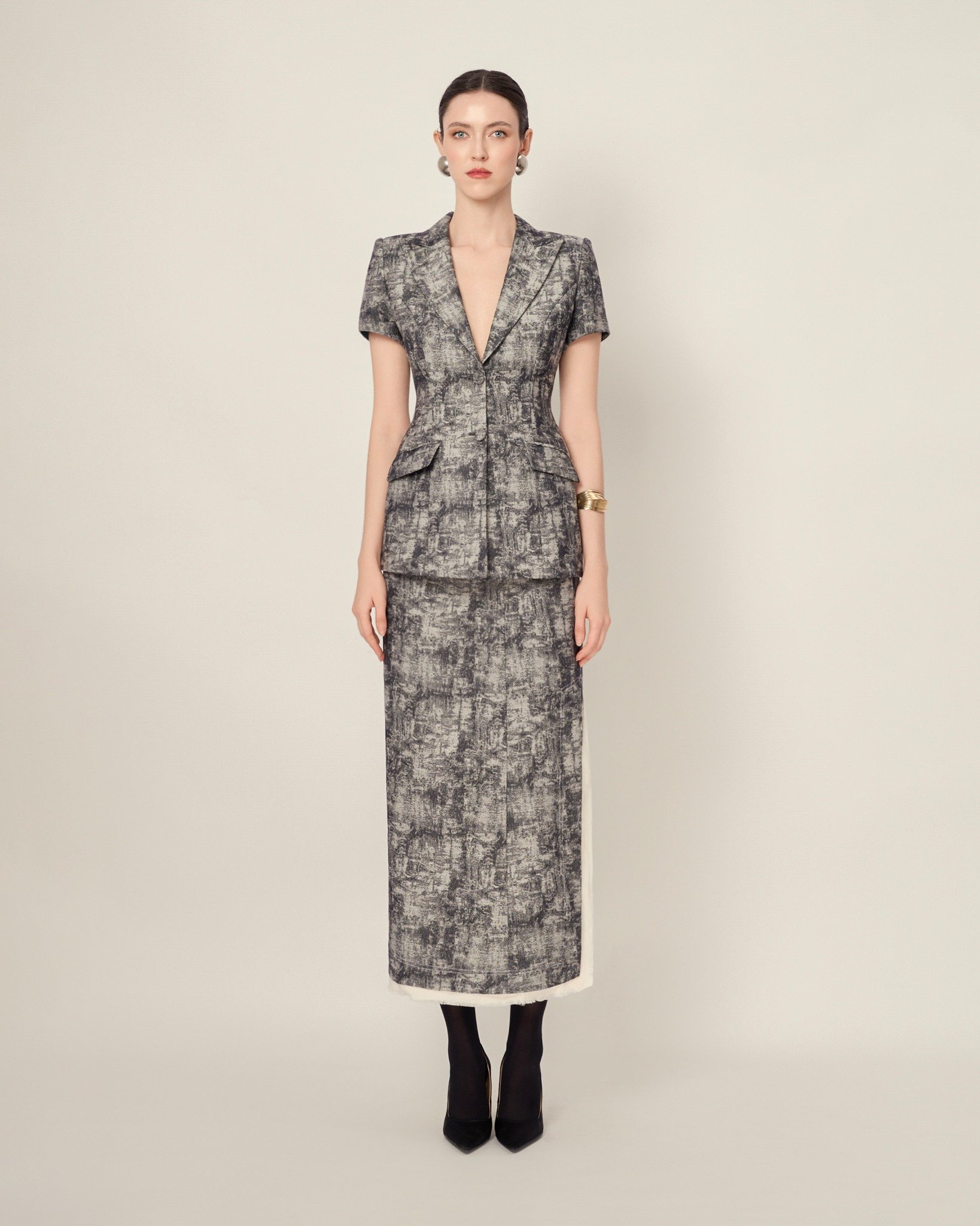  FLORA COTTON MIDI SKIRT 