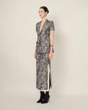  FLORA SHORT-SLEEVE COTTON BLAZER 