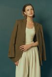  WOOD ROPE-RELAXED LINEN BLAZER 