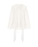  HANNA LONG COLLAR SILK ORGANZA SHIRT 