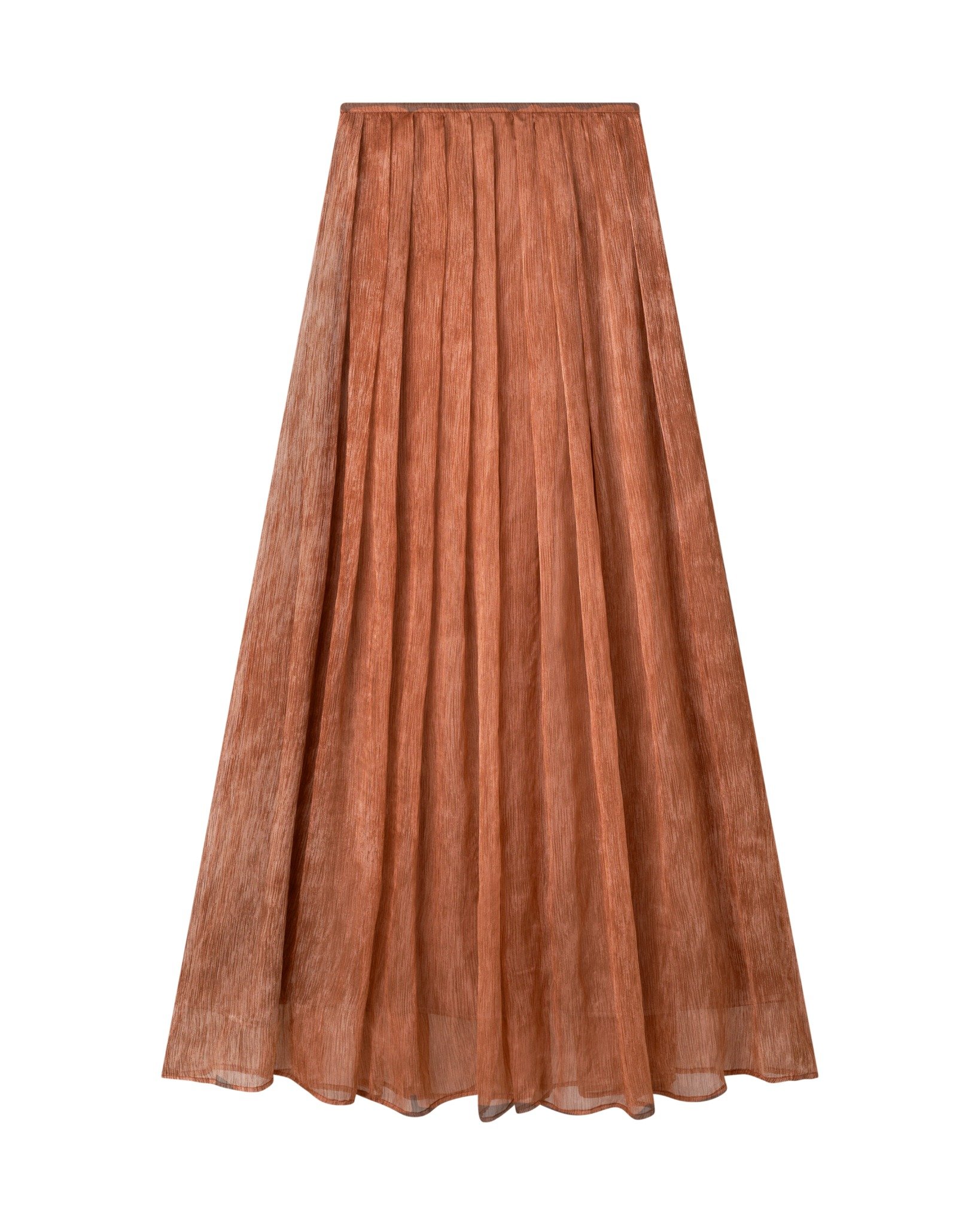  ALBA PLEATED MAXI SKIRT 