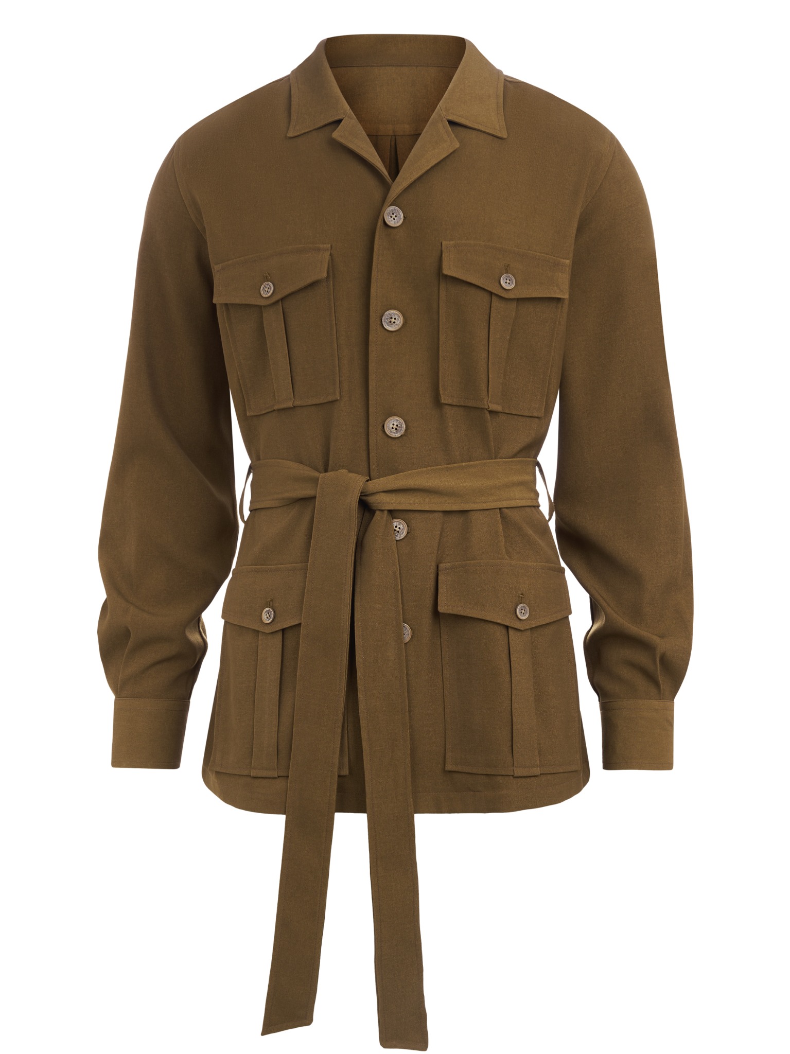  BROWN SAFARI JACKET 