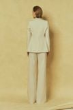 SUNBEAM CREAM PINSTRIPE TROUSERS 