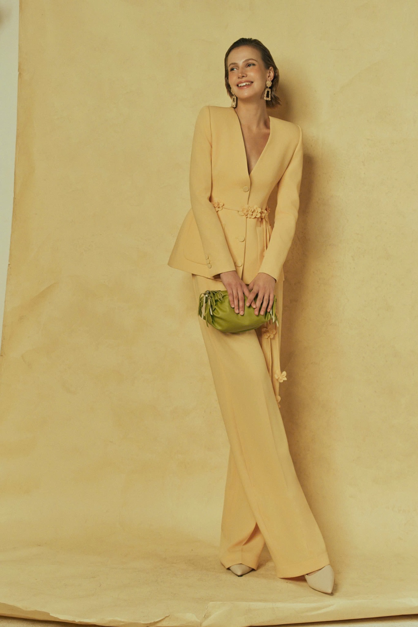  SUNVEIL V-NECK BLAZER 