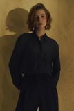  MIDNIGHT SILK BLOUSE 