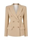  VESPER STRIPED DOUBLE BREAST SUIT JACKET 