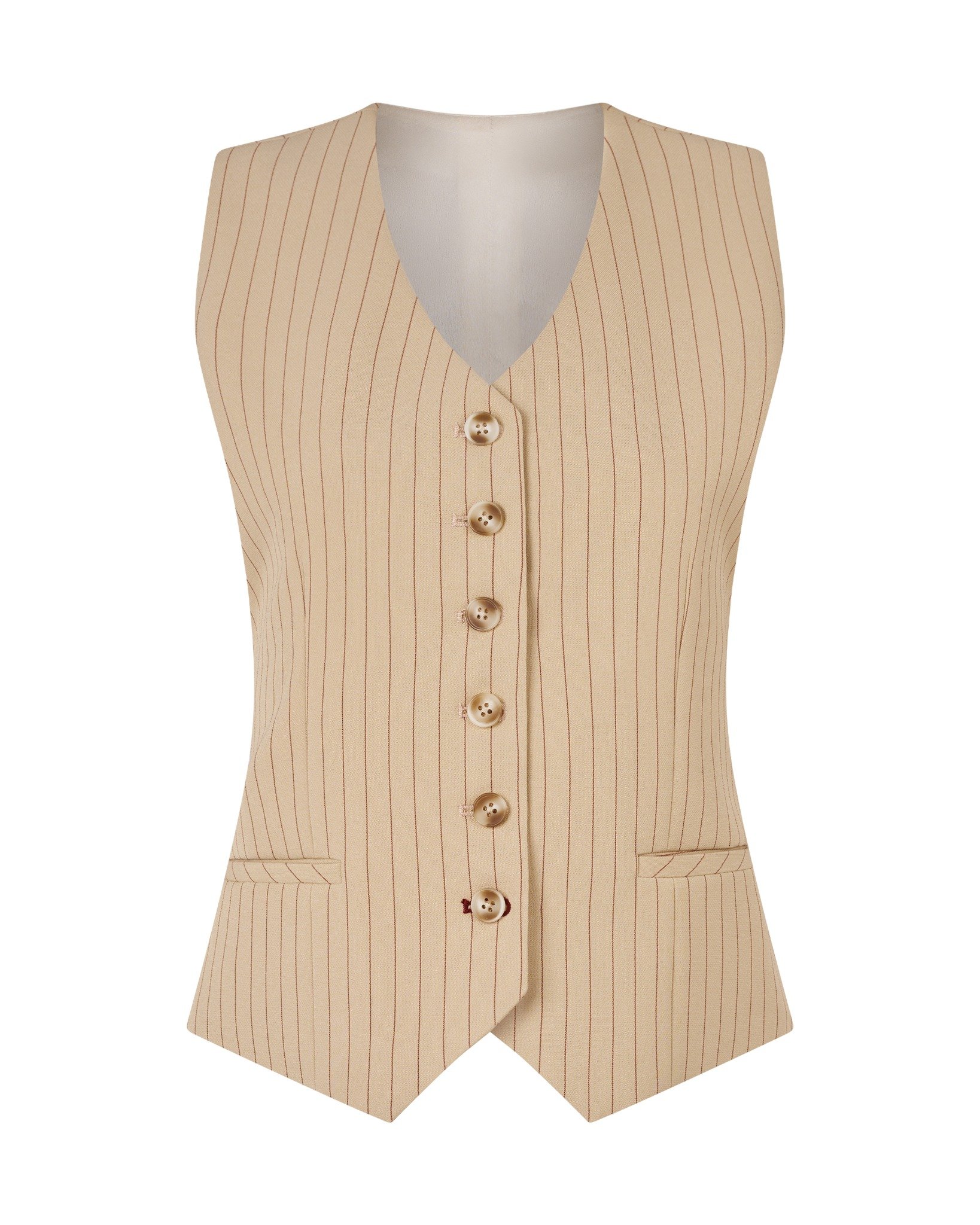  VESPER STRIPED WAISTCOAT 