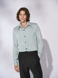  POWDER BLUE SILK SHIRT 