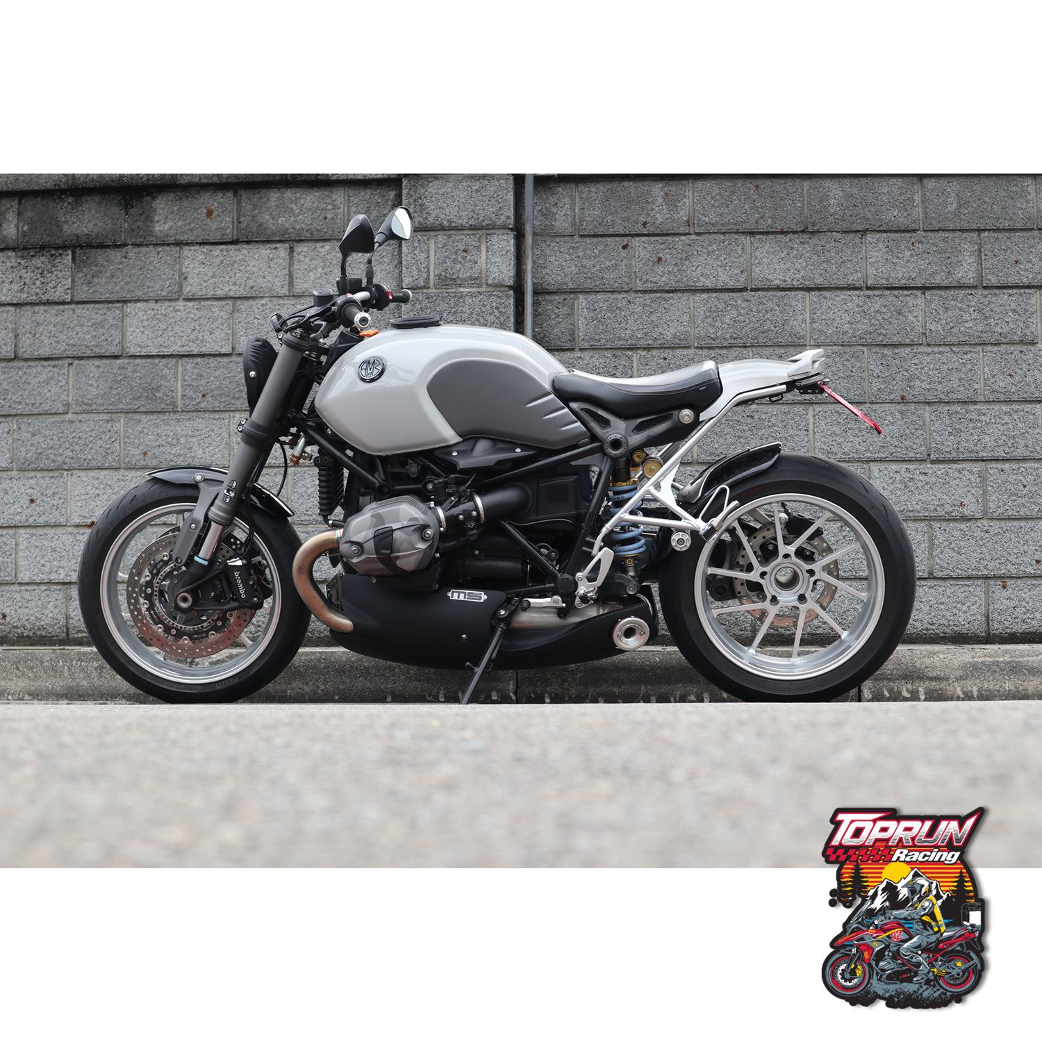  Pô đút gầm MS Pro Shark cho BMW R Nine T 