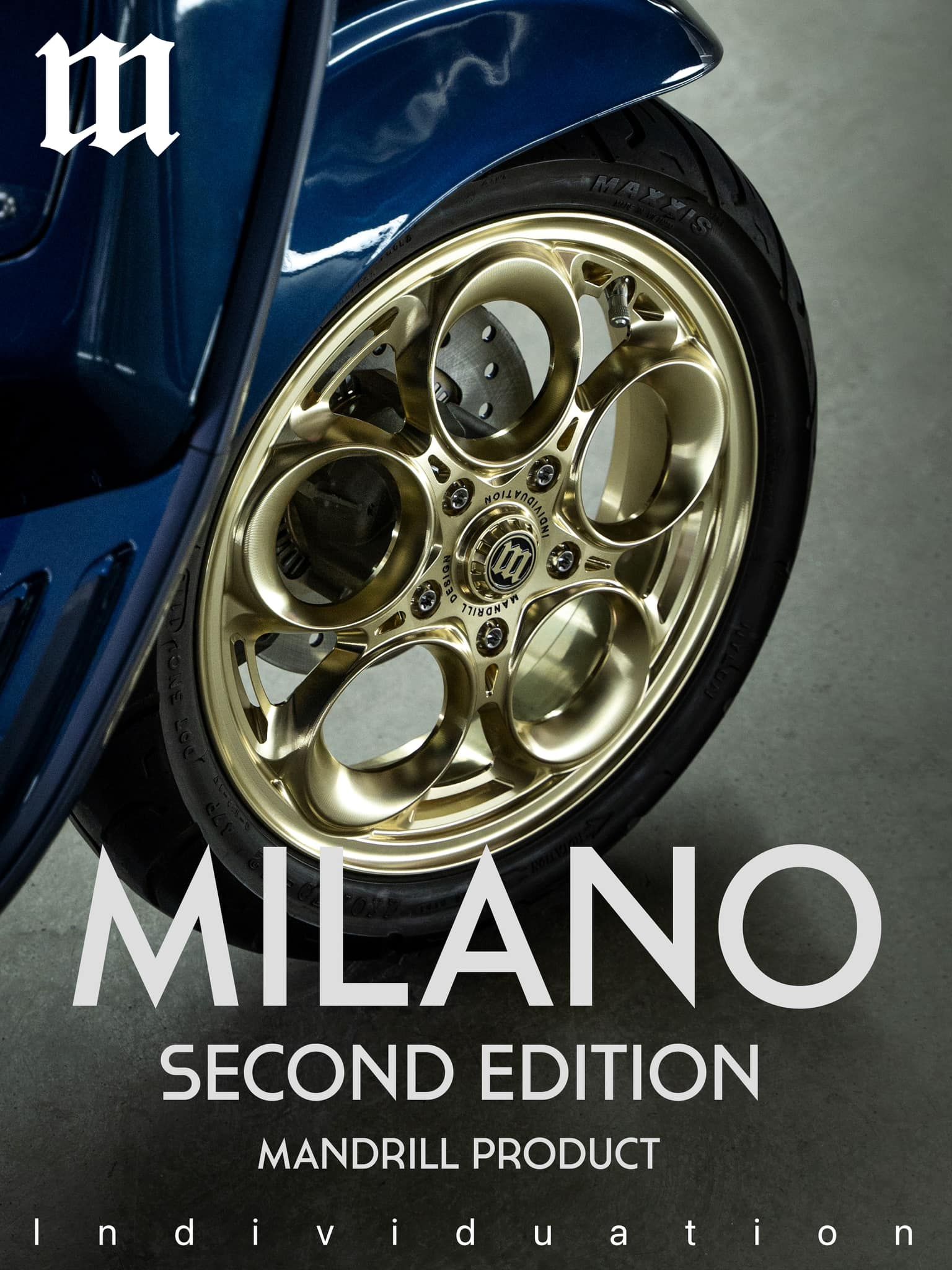  Mâm Mandrill Milano cho Vespa 