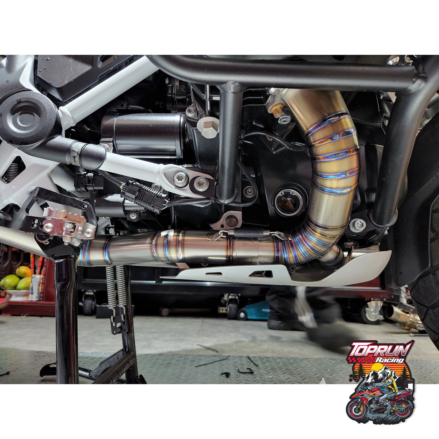  Cổ pô Titanium thái cho BMW GS/GSA 