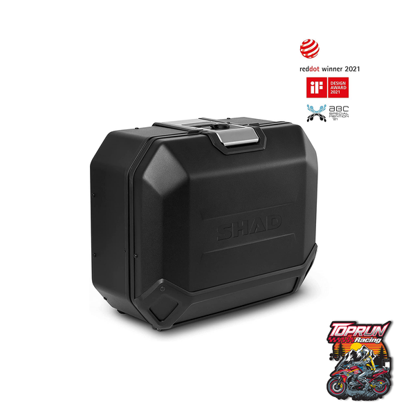  THÙNG NHÔM CHỨA ĐỒ TREO BÊN TRÁI (36 LÍT) PHIÊN BẢN ĐEN - LEFT SIDE CASE TR36L TERRA BLACK EDITION 