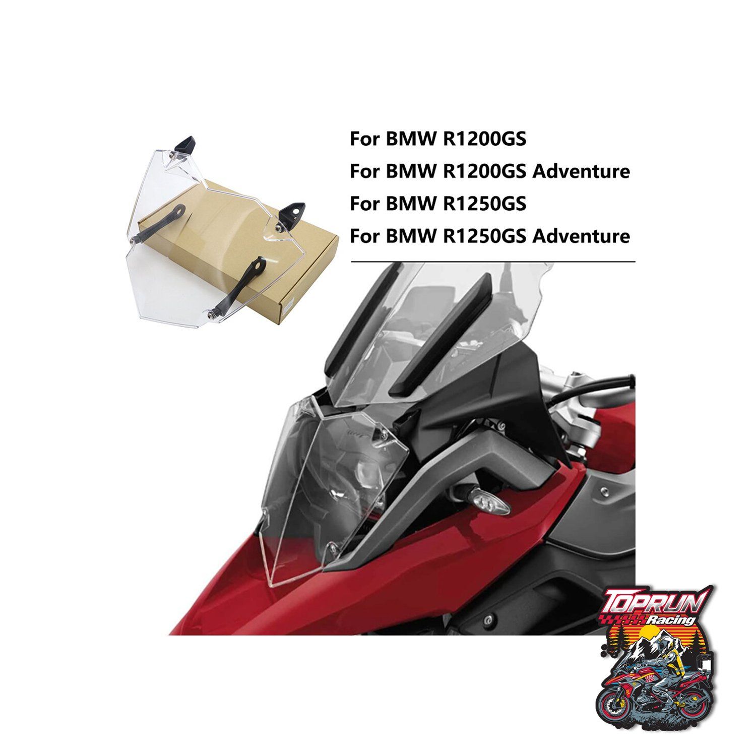  Bảo vệ đèn pha trong suốt cho BMW GS/GSA 