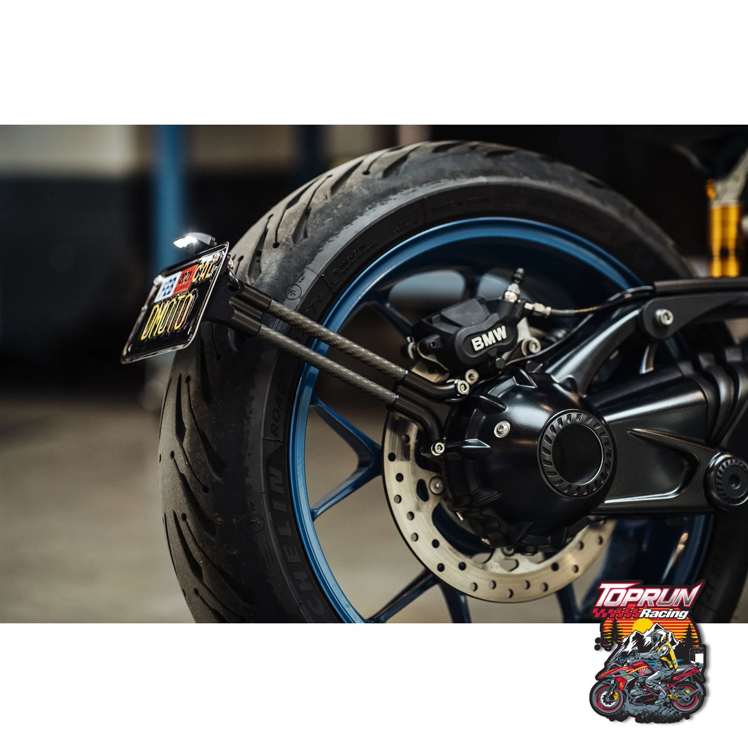  Pát biển số carbon cho BMW R NineT 