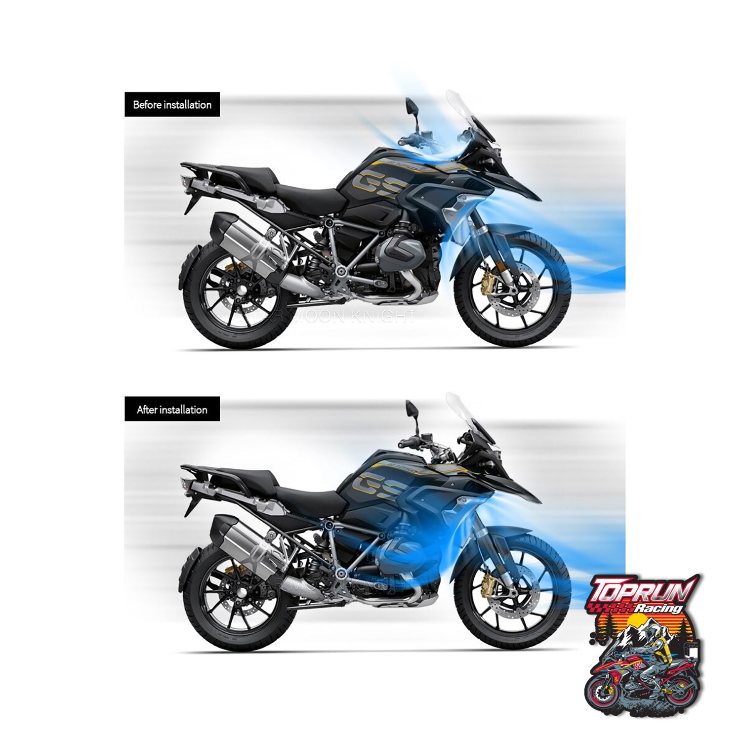  Bộ chắn sình chảng ba cho BMW R1200GS/GSA - R1250GS/GSA 