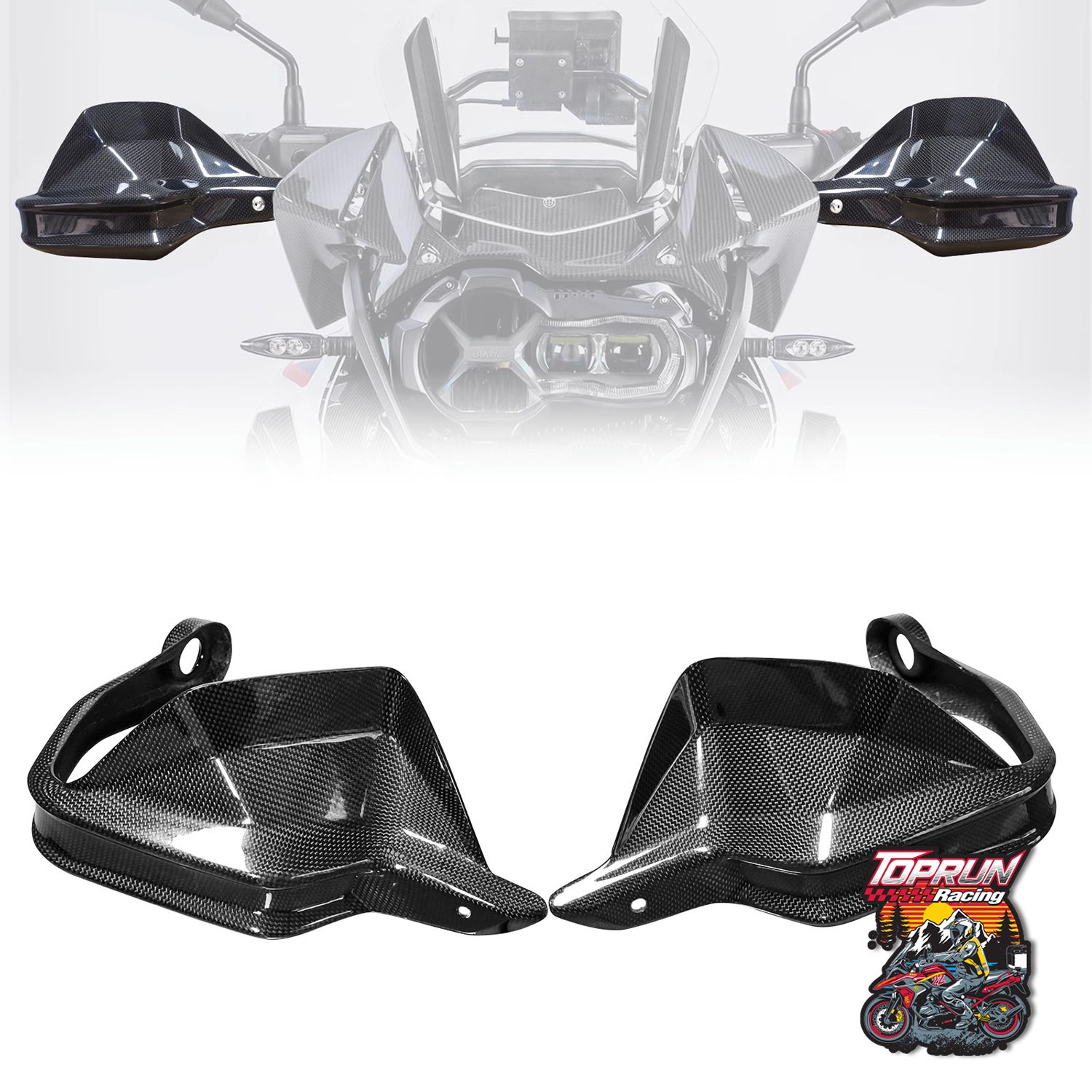  Bảo vệ tay lái carbon cho BMW R1200GS/GSA - R1250GS/GSA 