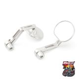  Kính gù Option 719 cho BMW RNineT - Bạc 