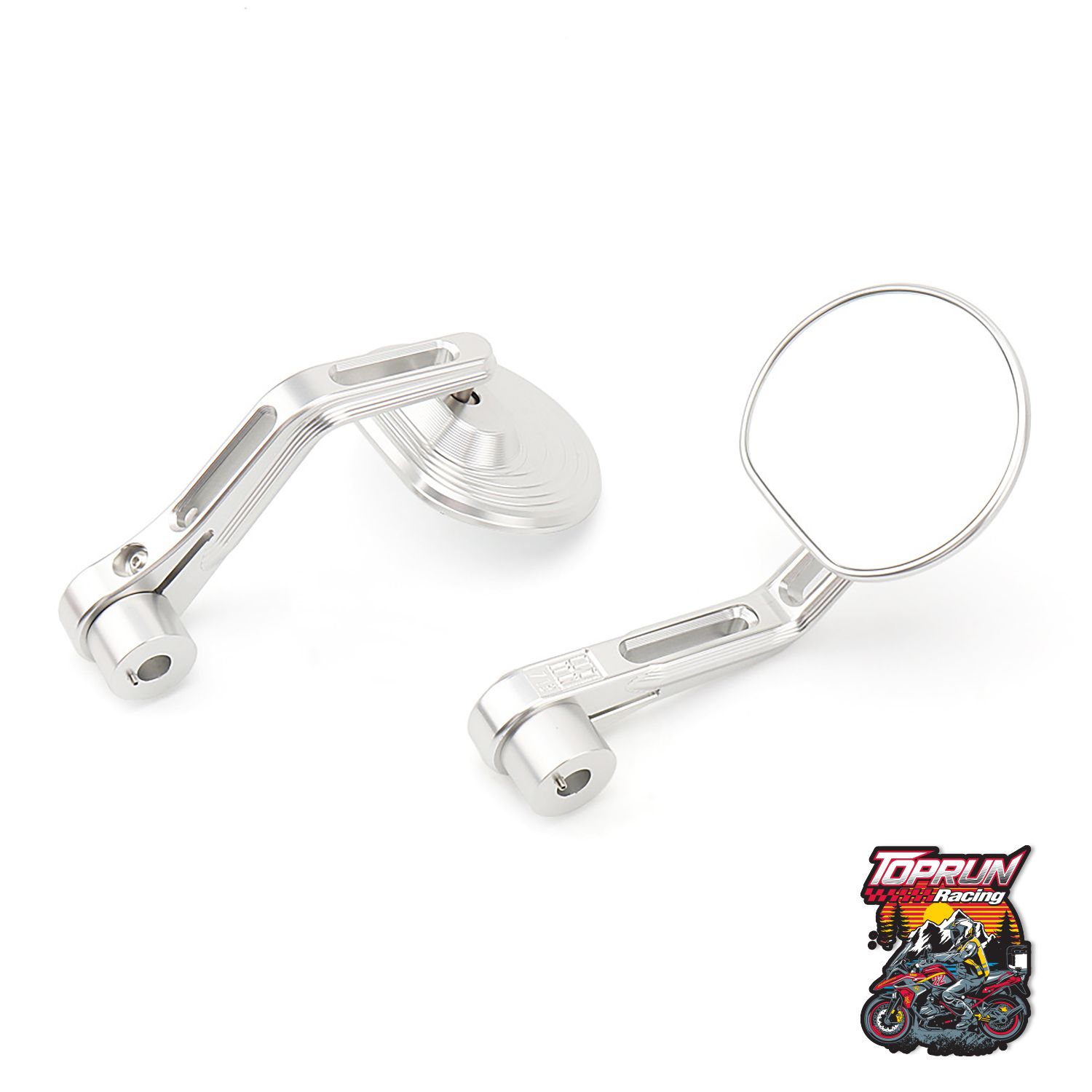  Kính gù Option 719 cho BMW RNineT - Bạc 